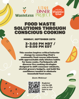 Webinar: Food Waste Solutions through Conscious Cooking